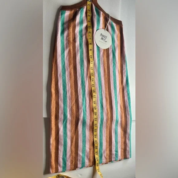 Princess Polly Multicolor Striped Mini Dress NWT bodycon, trendy striped Y2K - Picture 11 of 12
